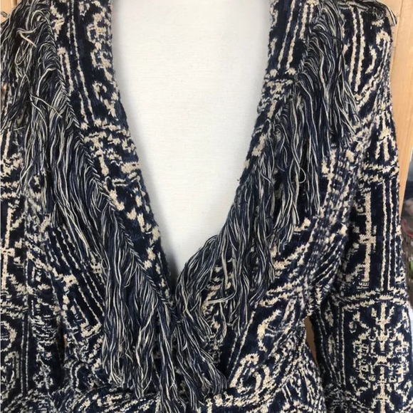 LRL Raulph Lauren Mosaic kilm sweater coat - Picture 5 of 6